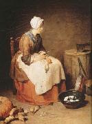 Jean Baptiste Simeon Chardin The Kitchen Maid (mk08) oil painting